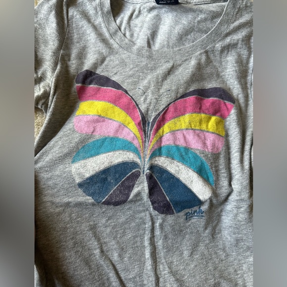 💓 Pink vintage Victoria secret butterfly top medium stretchy discontinued y2k - Picture 3 of 3